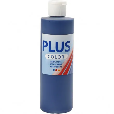 Plus Color hobbyfarge, marineblå, 250 ml/ 1 fl.
